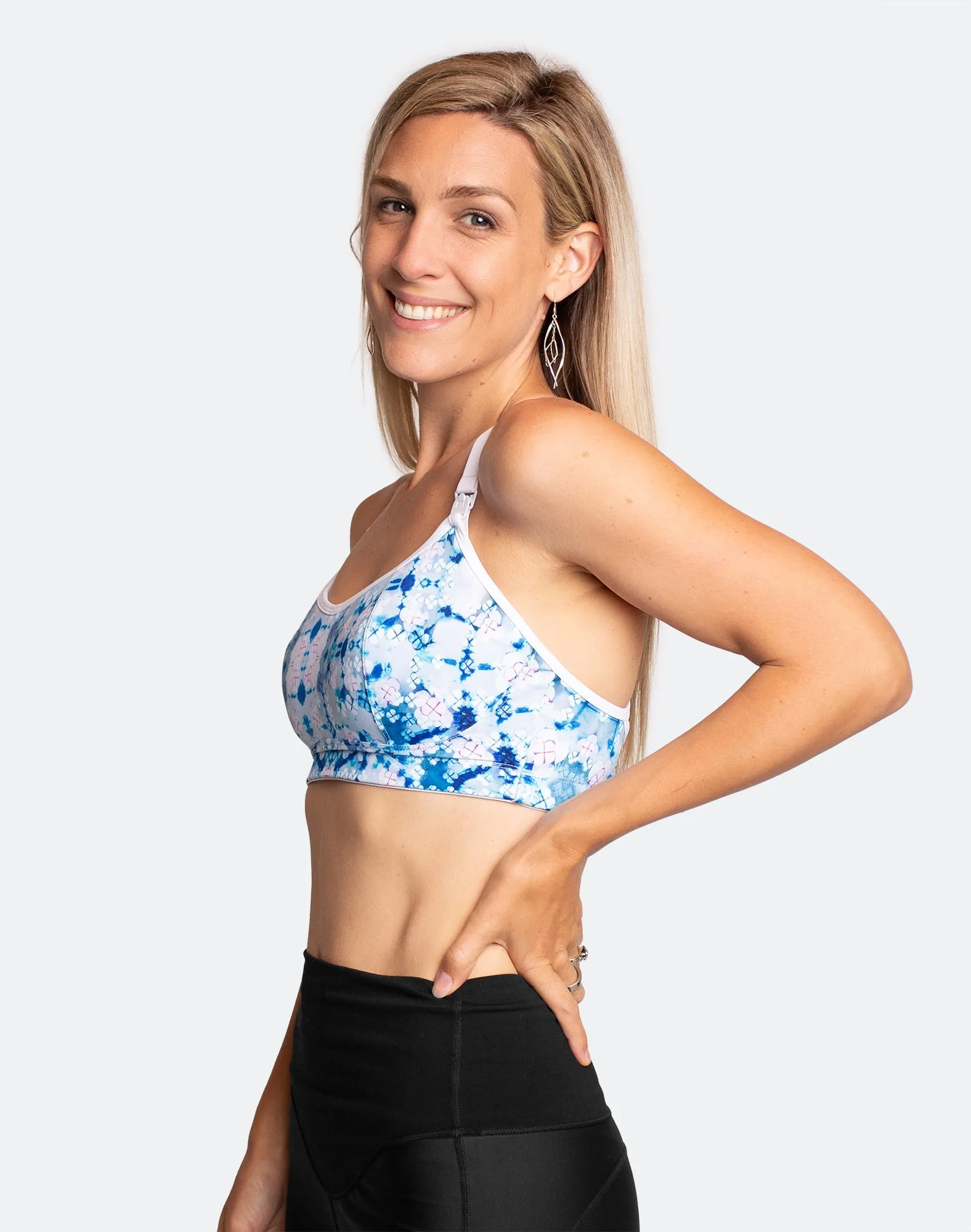 ** CLEARANCE ** Maternity Activewear Bra - Fit2Feed Bra Summer Love
