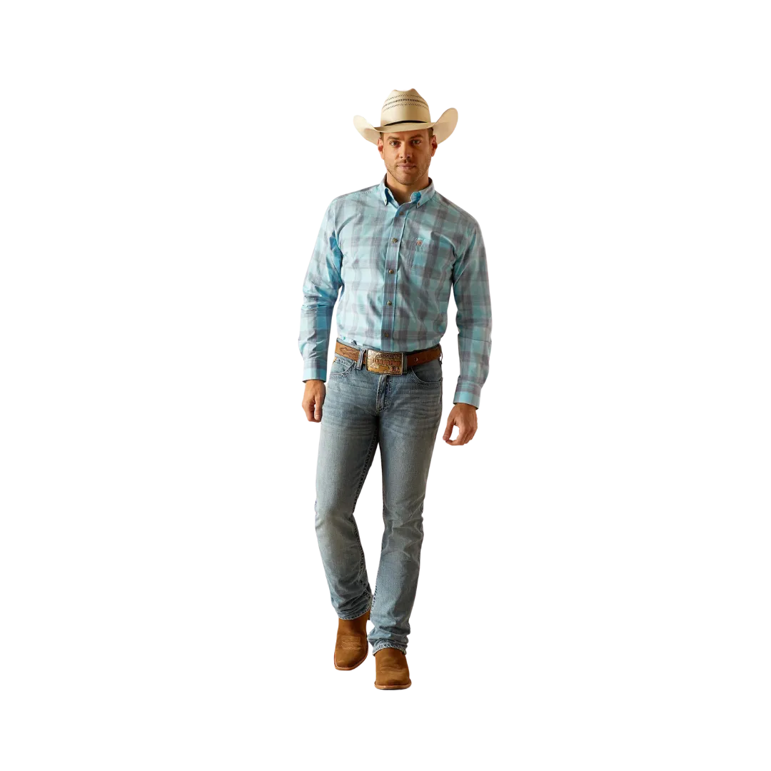 Ariat Men's Pro Series Kane Classic Fit Sky Shirt
