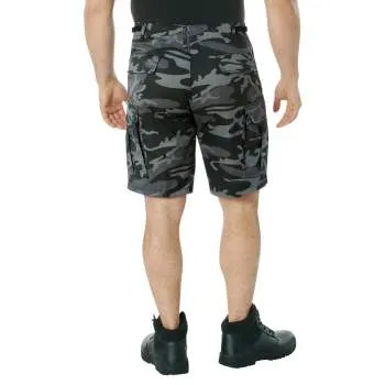 Black Camouflage BDU Shorts