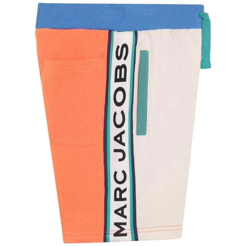 Boys Beige Colour block Shorts
