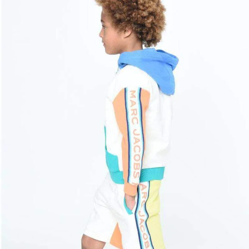 Boys Beige Colour block Shorts