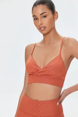 Forever 21 Snake Print Sports Bra