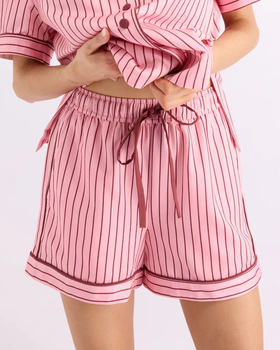 Hommey Sleep Short - Rocky Road Stripes