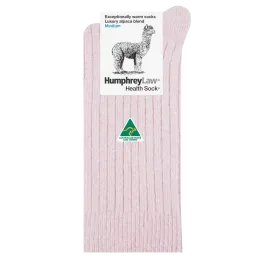 Humphrey Law Alpaca Health Socks - Powder Pink