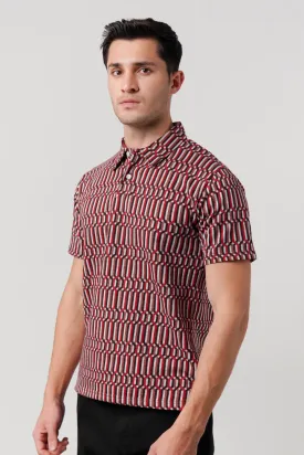 Jacquard Polo Shirt - Multicolor