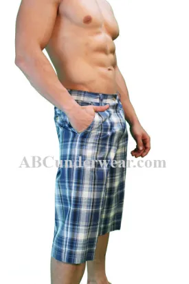 Men's Bermuda Shorts - Assorted Plaids Color BIG Mens