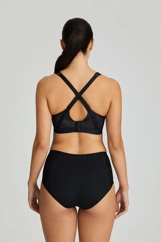 Prima Donna Sports The Game Black Padded Convertible Underwire Sports Bra