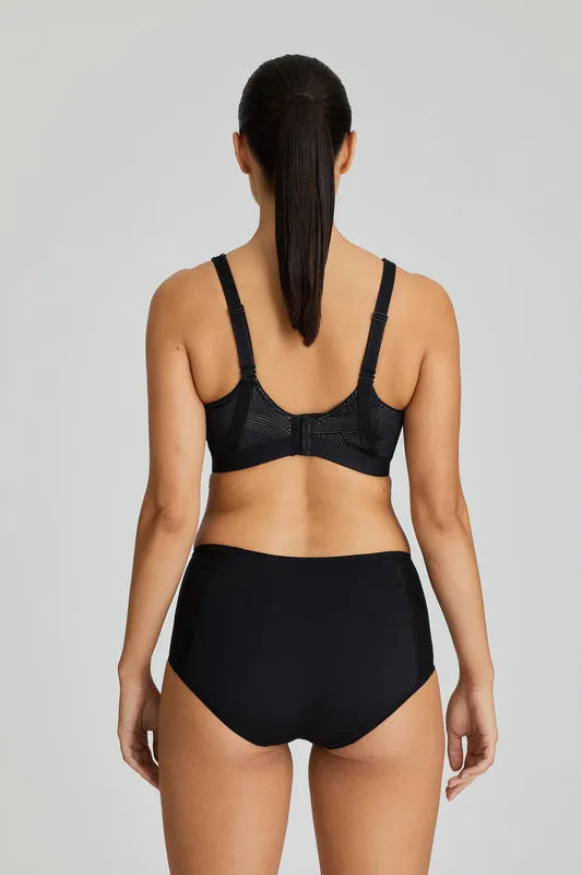 Prima Donna Sports The Game Black Padded Convertible Underwire Sports Bra