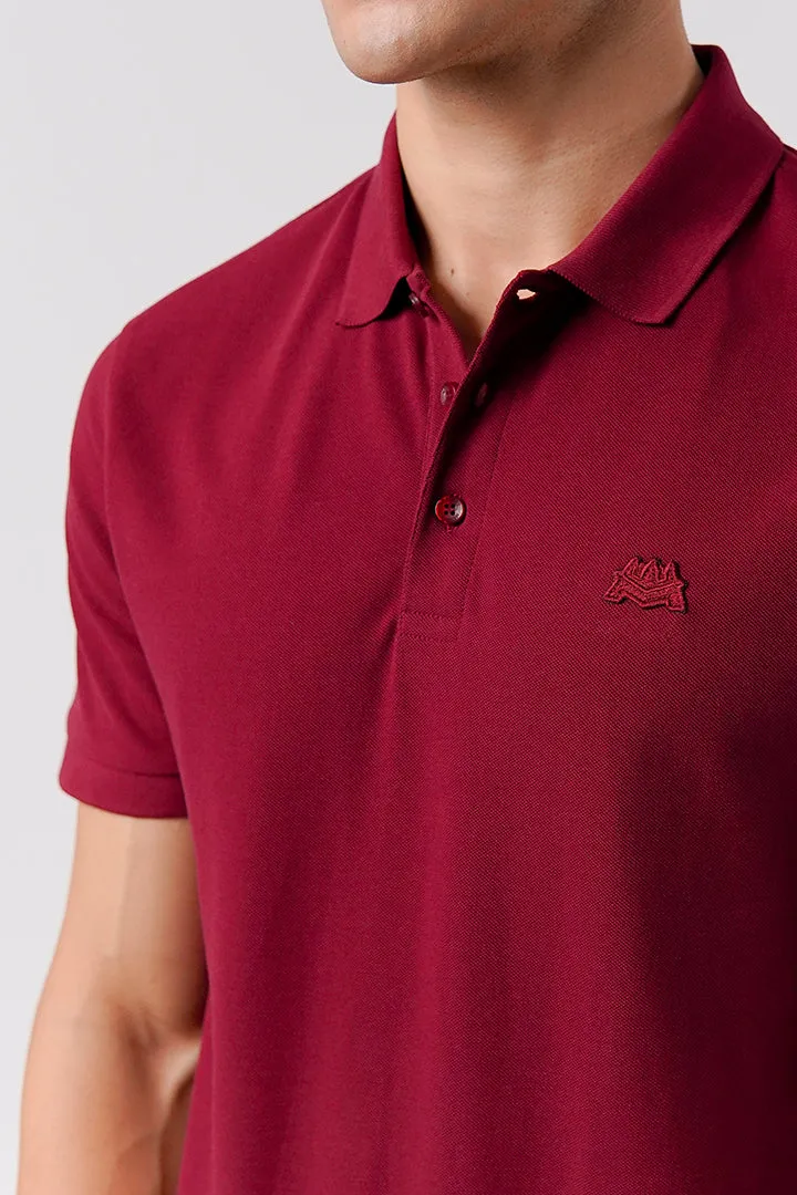 Regular Fit Polo Shirt - Maroon
