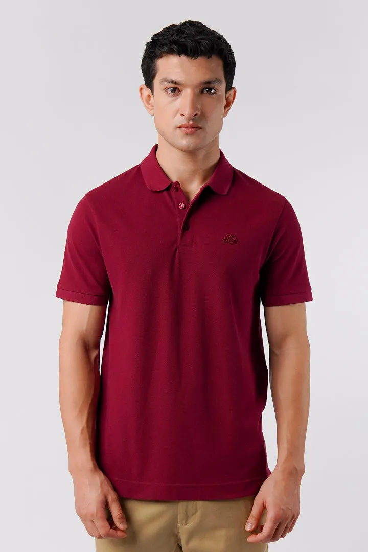 Regular Fit Polo Shirt - Maroon